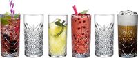 Pasabahce 52820 Longdrink glas "Timeless" in kristaldesign, hoogte ca. 14,3 cm, set van 6 van glas