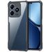 Tumundosmartphone Transparante hoes versterkt met zwarte rand voor Realme C61/C63 4G