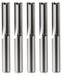 Merkloos Groeffreesset met 5 Stuks, 6 mm Schacht