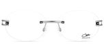 Cazal Lunettes De Vue Unisexe Argent Ovales 56mm