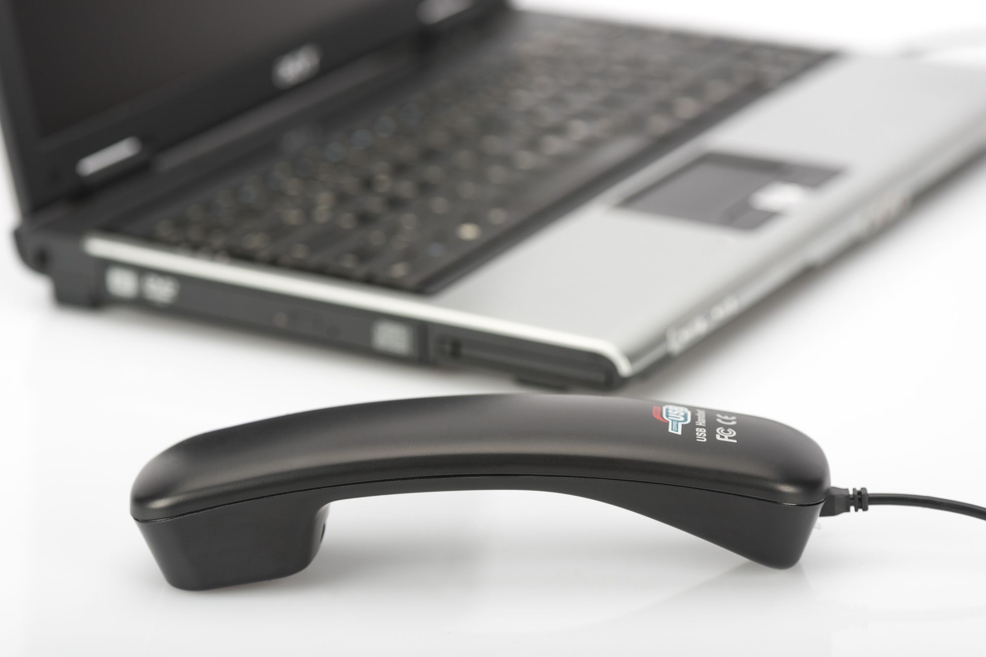 Digitus DA-70772 USB Telephone Handset - Black