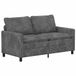 vidaXL Fauteuil Lichtgrijs Polyester