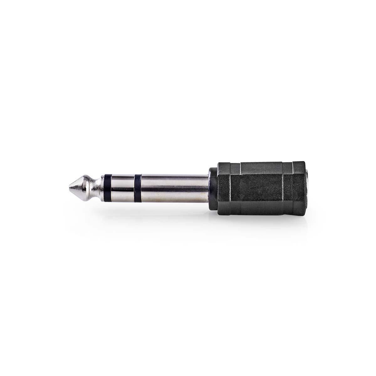 Nedis CABW23930AT - Adapter - 6.35 mm Male - 3.5 mm Female - Goud - Antraciet