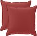 vidaXL - Taie d'oreiller - 2 pièces - Bois - Vin rouge - 65 x 65 cm - Polyester