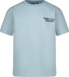 Vingino Hugi Jongens T-shirt Korte Mouw Ronde Hals Katoen Faded Blue Maat 92