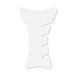Quattroerre 1871 3D-tankbescherming voor motorfiets, sport, transparant