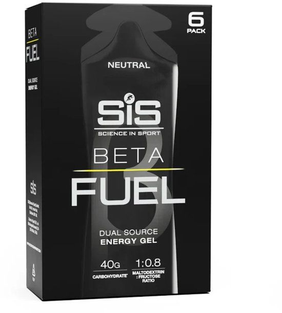 SIS Science in Sport - SIS Beta Fuel - Dual Source energy gel - Naturel smaak - 6 x 60ml