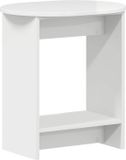 vidaXL Bijzettafel Hoogglans Wit 50 x 39,5 x 55 cm