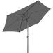 Angel Living Parasol Ø300 cm - Rond - Gris