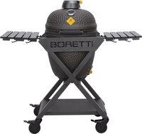 Boretti Ceramica M houtskool barbecue / grijs / keramiek / rond