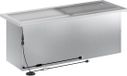 vidaXL Plantenbak met led 2 st zilver 30 x 80 x 30 cm