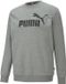 Puma Essential Big Logo Crew Heren Sweatshirt Grijs