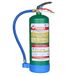ECOFIRE Fighting ABFL brandblusser, 6 liter, schakelt lithiumbatterijen uit, milieuvriendelijk, Ecofire brandblusser