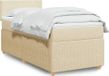 Maison Exclusive - Boxspringbed met matras, crème, 90x200 cm, textiel