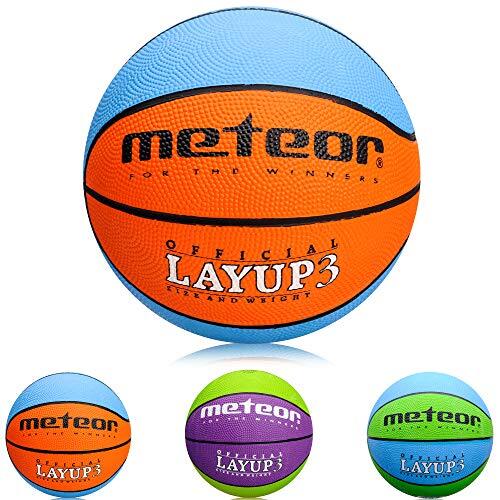 Meteor Basketbal voor Kinderen maat # 3 Jongeren Basketbal ideaal op de Kinderhanden 4-8 jaar ideale mini Basketbal voor de opleiding
