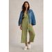 White Stuff Verity Linen Blend Combinaison Imprimé Vert
