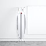 Rayen | Universele strijkplankhoes | EasyClip Aanpassing Strijkhoes | 3 lagen: schuim en 100% katoenen stof | Afmeting: 130 x 47 cm | Blauw-wit print