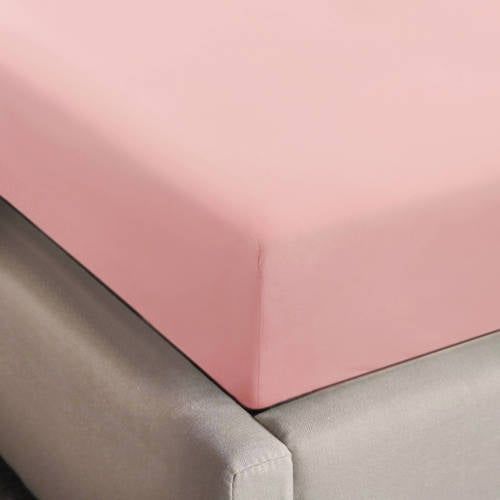 NOUS Living basis hoeslaken roze