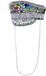 Fever Deluxe Sequin Studded Captains Hat, Rainbow