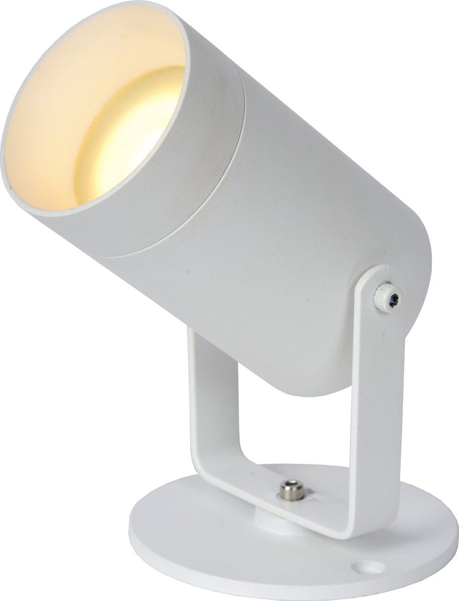 Lucide TAYLOR - Tuinspot Buiten - Ø 10 cm - 1xGU10 - IP65 - Wit