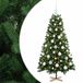 vidaXL Sapin de Noël artificiel avec boule 150 cm 150 LED Blanc chaud PVC Vert