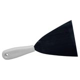 Maya Professional Tools 88100-1 spatel, roestvrij staal, flexibel met plastic handvat, FBK/levensmiddelhygiëne, 120 mm, wit