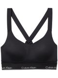 Calvin Klein Performance BH Polyester Elastaan Zwart/Wit XL