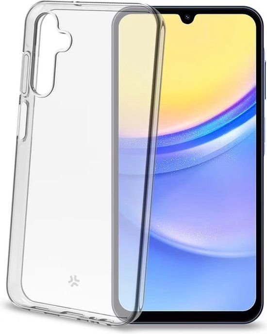 Celly Gelskin Siliconen hoesje - Transparant - Geschikt voor Samsung Galaxy A15