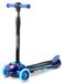 Piko Trottinette pour enfants, avec éclairage LED, pliable, bleu et noir