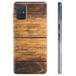 Samsung Coque Samsung Galaxy A71 en TPU - Bois