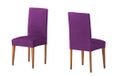 Martina Home Tunisia Stoelhoes, stof, rugleuning, Cardinal, 24 x 30 x 6 cm, 2 stuks