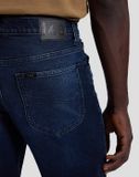Lee Haden Heren Regular Straight-fit Jeans Badlands Blauw W30 x L34
