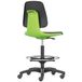 Bimos Chaise d'atelier Labsit, roues autobloquantes, repose-pieds