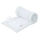 babybay Nestje mesh witte glittersterren mint