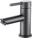 BES LED Leoni Crinty Wastafelkraan - Wastafelmengkraan - Opbouw - Rond - PVD - Gunmetal Grijs