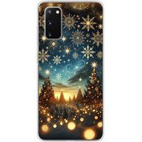 1001 coques Samsung Galaxy S20 magie de noel bedrukt siliconen hoesje