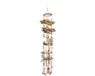 Merkloos Relaxdays schelpen windgong - drijfhout - 107 cm