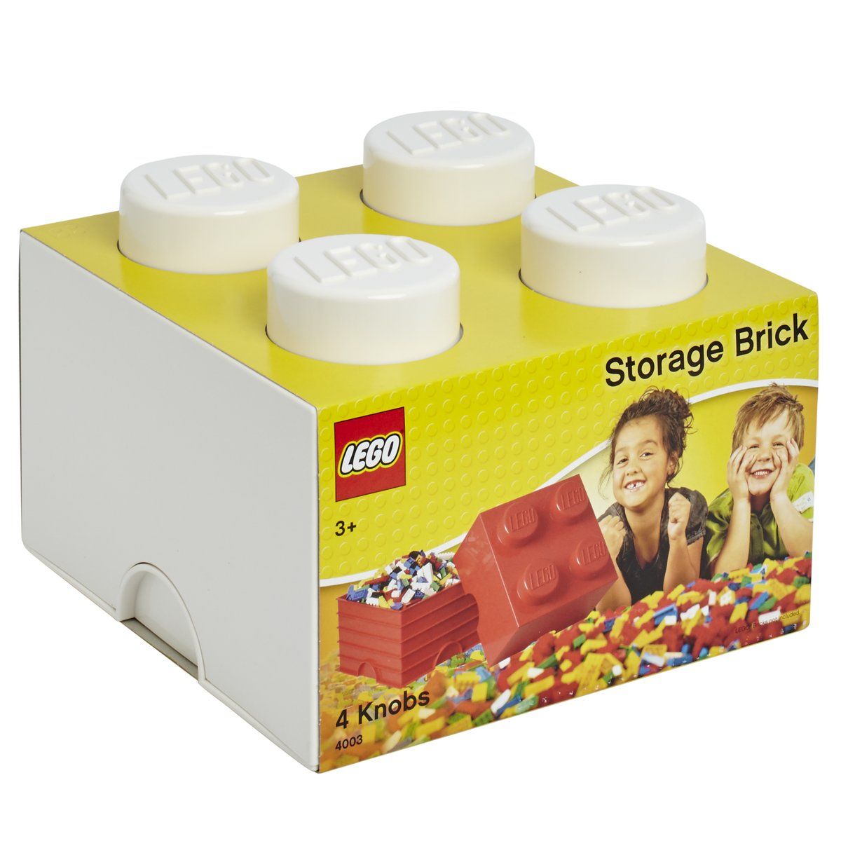 LEGO Brick opbergbox 4 - wit