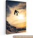 OneMillionCanvasses Canvas schilderij Wintersport - 80x120 cm