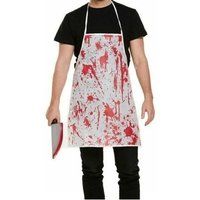 Mr. Bloedig schort, grappig keukenschort, Halloween verkleedkostuum