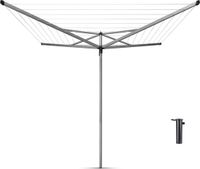 Brabantia Essential Droogmolen - 50 m - Metallic Grey