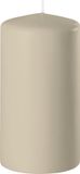 Enlightening Candles Cilinderkaars/stompkaars - beige - D6 x H10 cm - 36 branduren