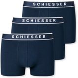 Schiesser 95/5 Heren Shorts - Donker Blauw - 3 pack - Maat L