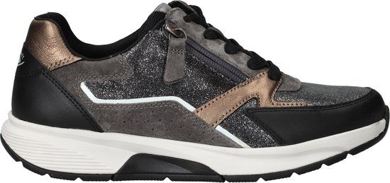 Gabor Rollingsoft Lage Sneakers Dames - Zwart - Maat 37