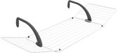 Sans marque Métal blanc pliable étendoir à linge