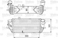 Valeo Intercooler, Inlaatluchtkoeler 818637