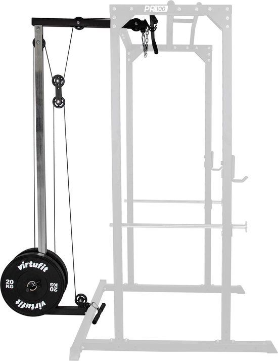 VirtuFit PR100 Lat Attachment - Pulley Station - Black