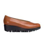 Wonders Fly - dames instapper - Bruin - maat 37 (EU) 4 (UK)