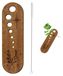 Serrateur d'herbes Bois de noyer