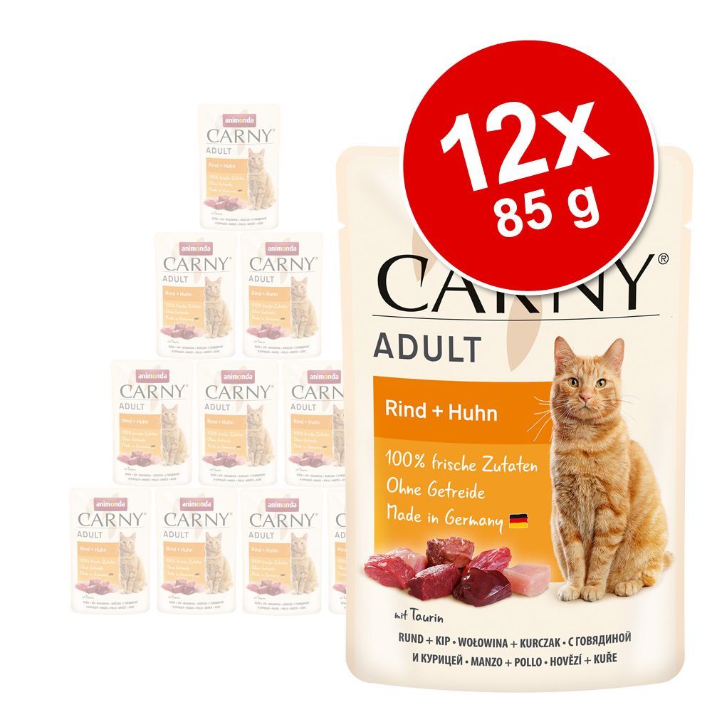 Animonda Carny Pouch Kattenvoer 12 x 85 g - Multivlees-cocktail